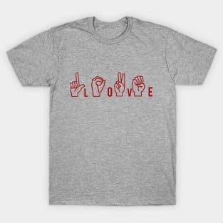 L.O.V.E.-Sign Language T-Shirt